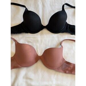 Soma Embraceable Bra Lot of 2 | Size 32A | Black & Blush | Lightly Worn
